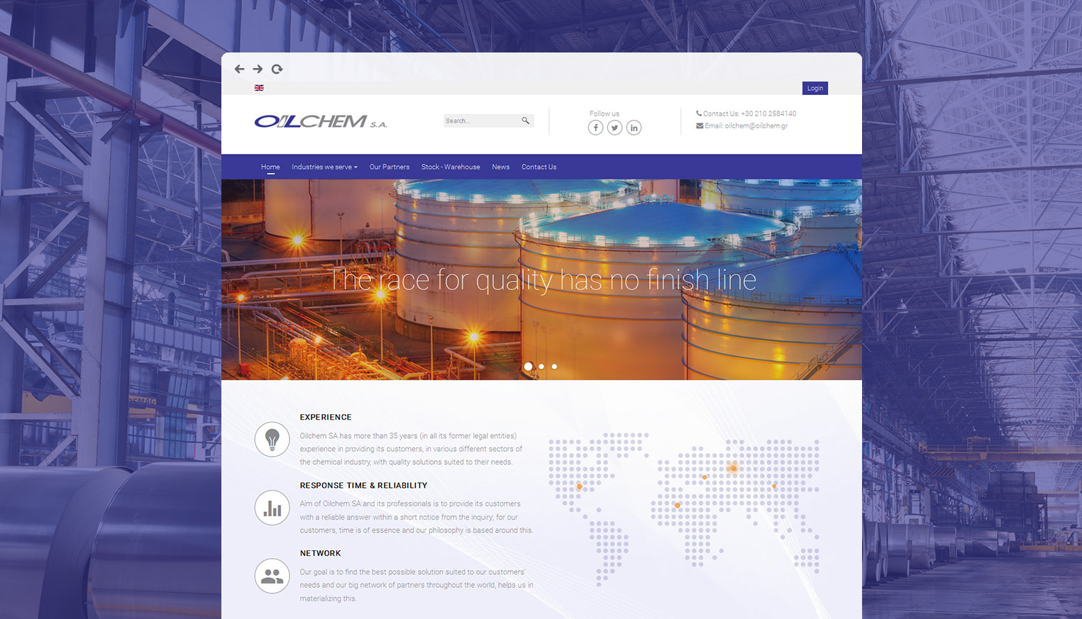 Website development Oilchem